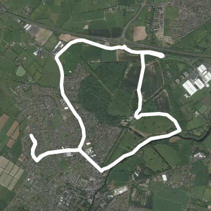 Celbridge/castletown walking route map in Celbridge
