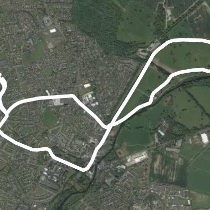 Celbridge & Castletown walking route map in Celbridge