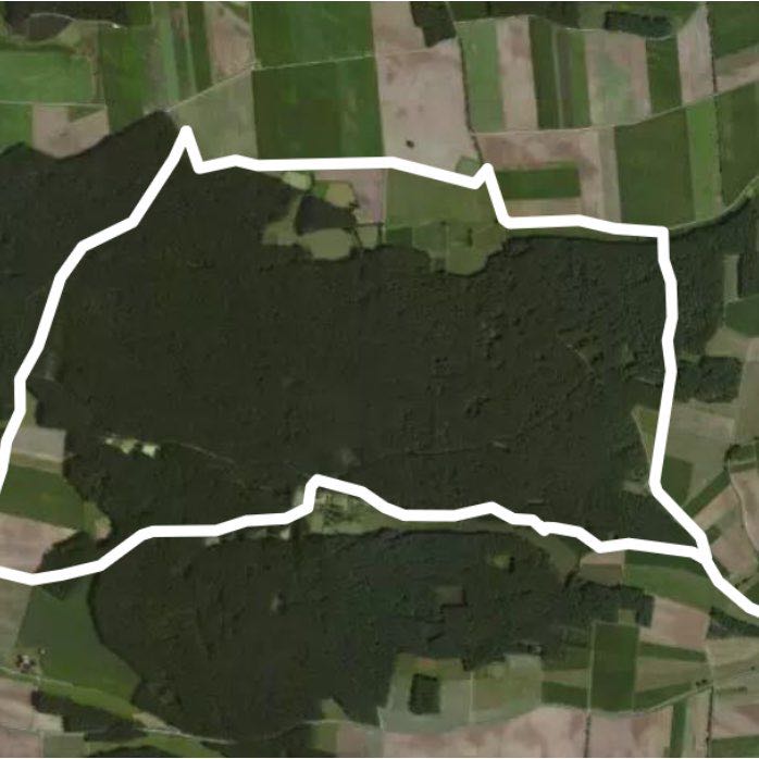 Valley of the Schlauerbach 2612020 walking route map in Dietenhofen