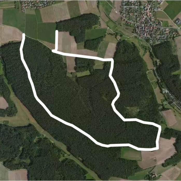 All about Mark Erlbach walking route map in Markt Erlbach