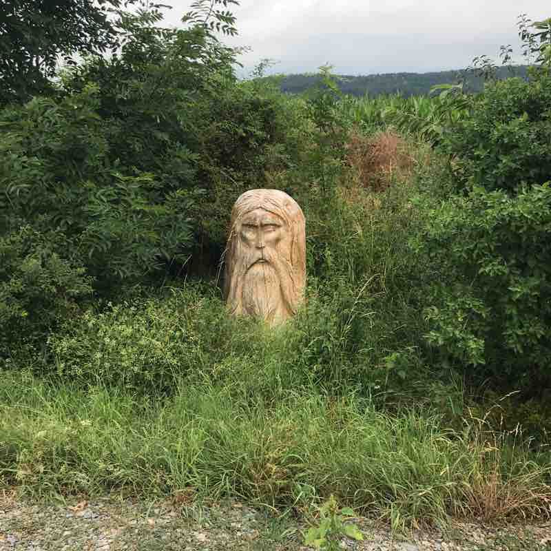 Small round of Osing walking route map in Bad Windsheim