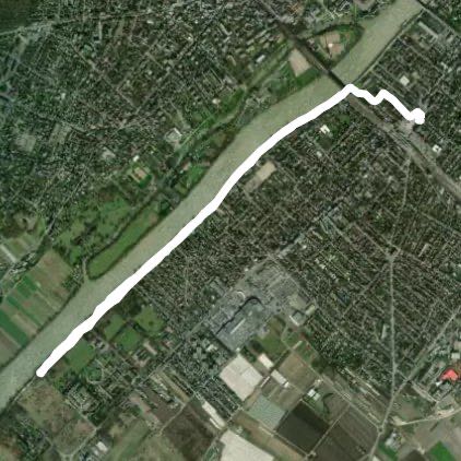 Seine Sartrouville-Montesson walking route map in Sartrouville