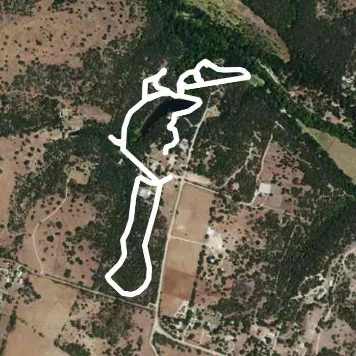 Wilderness Walk in central Texas Boy Scout Camp