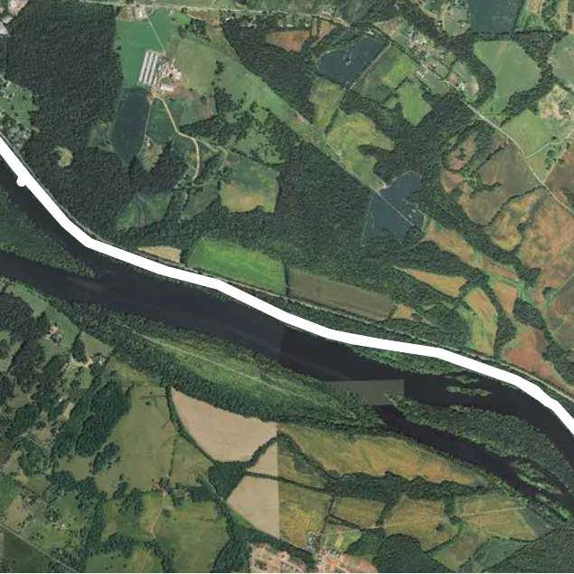 C&O channel walking route map in Dickerson