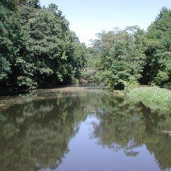Cooper River Park  walking route map in Cherry Hill Township