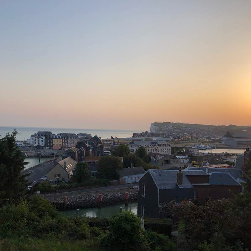 The Tréport_1 walking route map in Eu