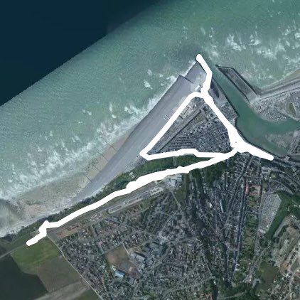 Autour des falaises ...