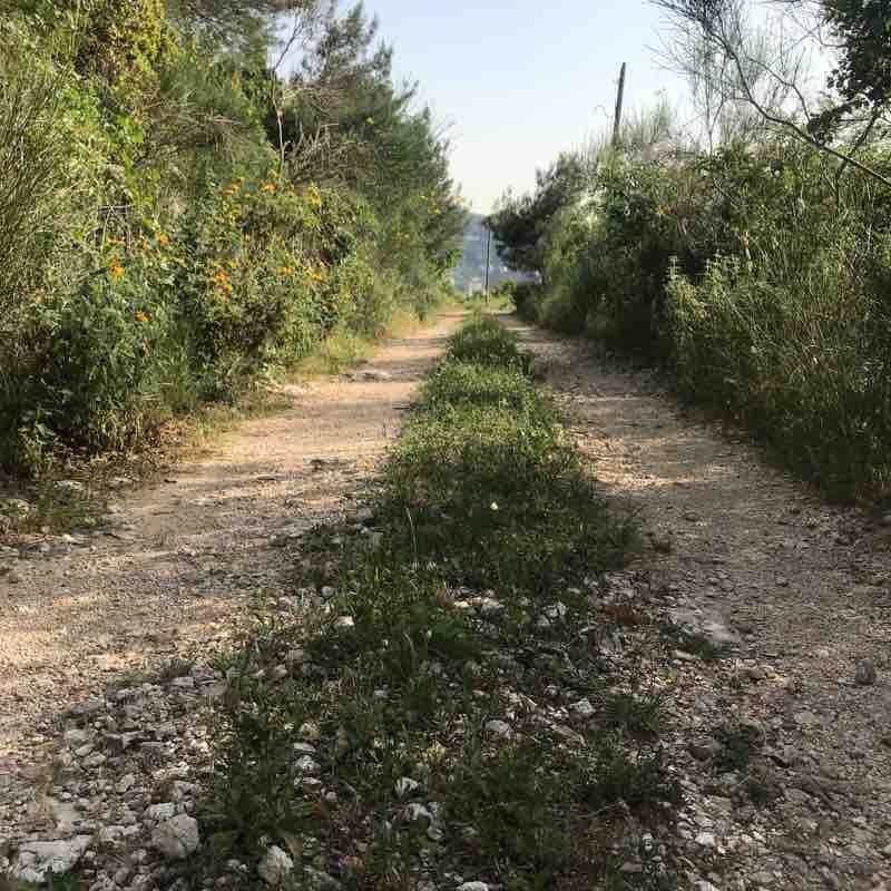 Ghosta 8k walking route map in Harissa