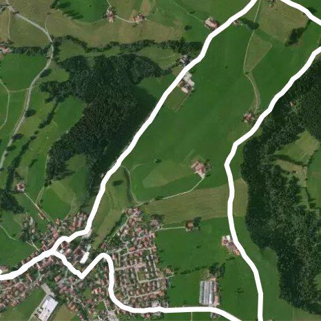 West Allgäu round walking route map in Weiler-Simmerberg