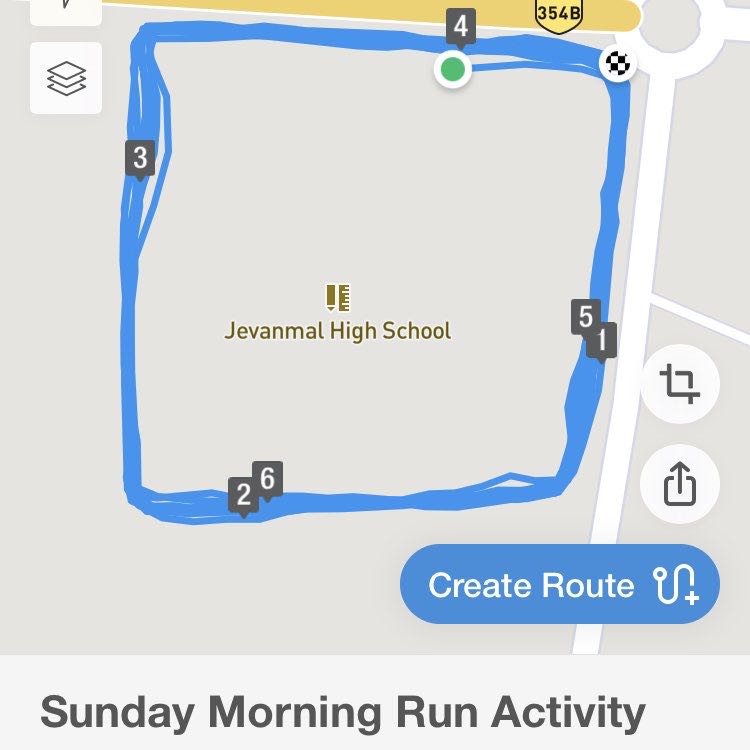 Outside running 🏃‍♂️