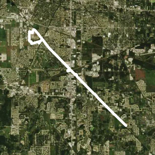 Rohrman Park to Centennial Park 7-8 miles one way