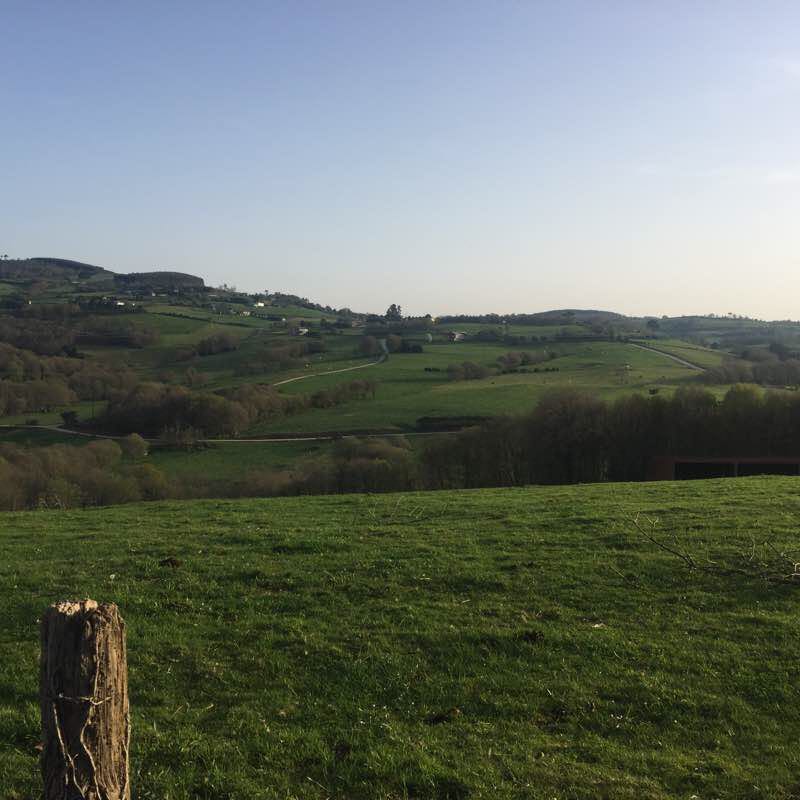 Abadín-Vilalba walking route map in Abadín