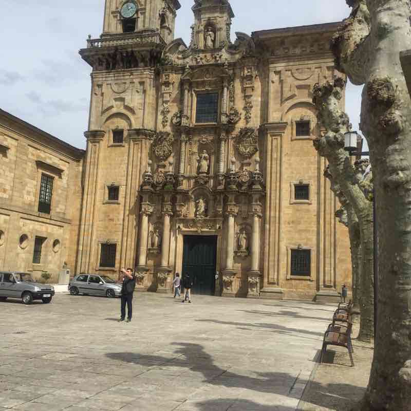 Ribadeo-Lourenzá walking route map in Figueras
