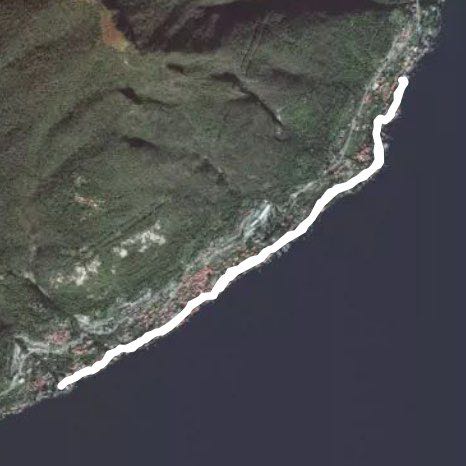 Laglio-carate urio and return walking route map in Pognana Lario