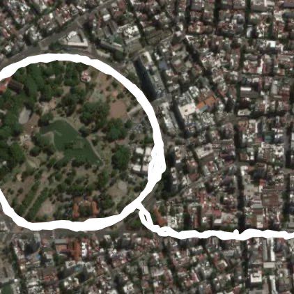 Centennial park in Ciudad Autónoma de Buenos Aires Walking Map
