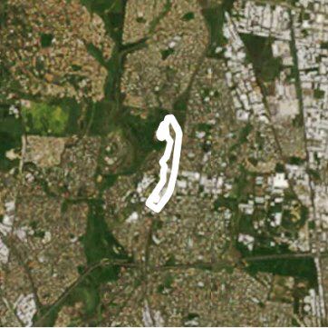 Walker ERSAN  walking route map in Broadmeadows
