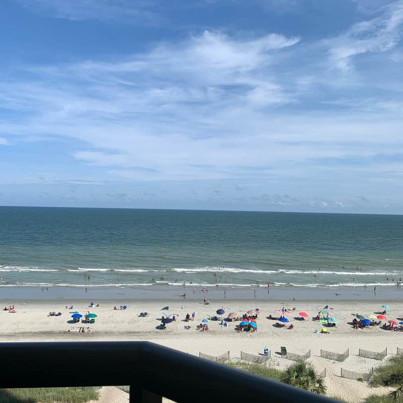 Myrtle Beach  walking route map in Surfside Beach