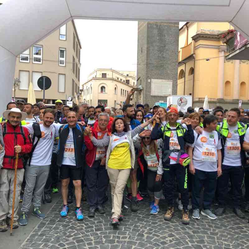 VELLETRI / Trevi Fountain / Termini walking route map in Velletri