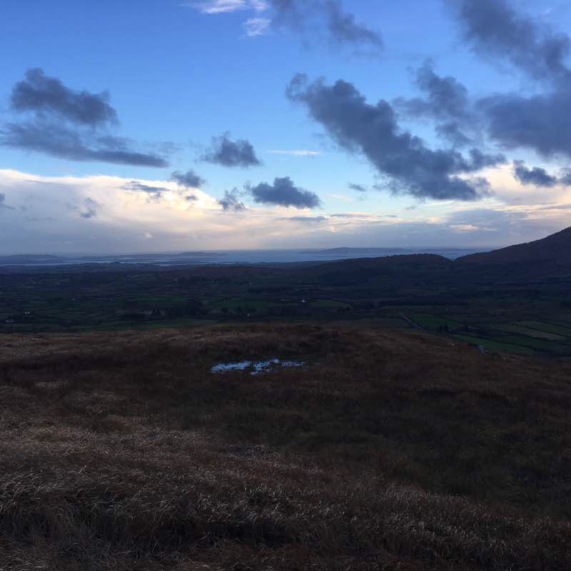 Corrin Path walking route map in Ballinvrina