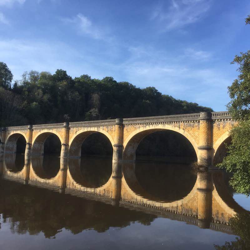 Tremolat point walking route map in Trémolat