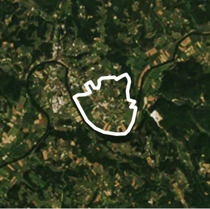 Le Bugue Didier walking route map in Le Bugue