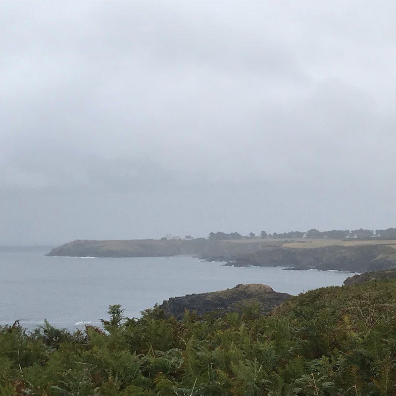 Cotton port walking route map in Le Palais