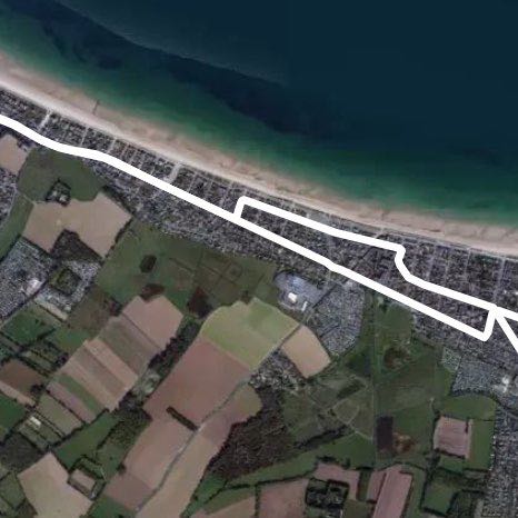 Rte de lion / sea Ouistreham 14150 walking route map in Ouistreham