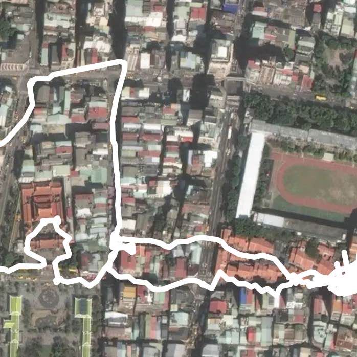 Taipei Lungshan Temple walking.