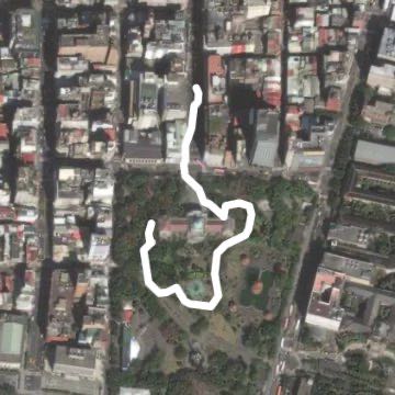 Taipei downtown walking