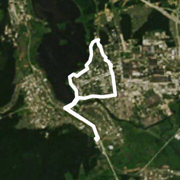 Himmash walking route map in Нижнеисетский