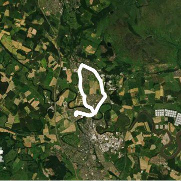 Stirling 10km walking route map in Stirling