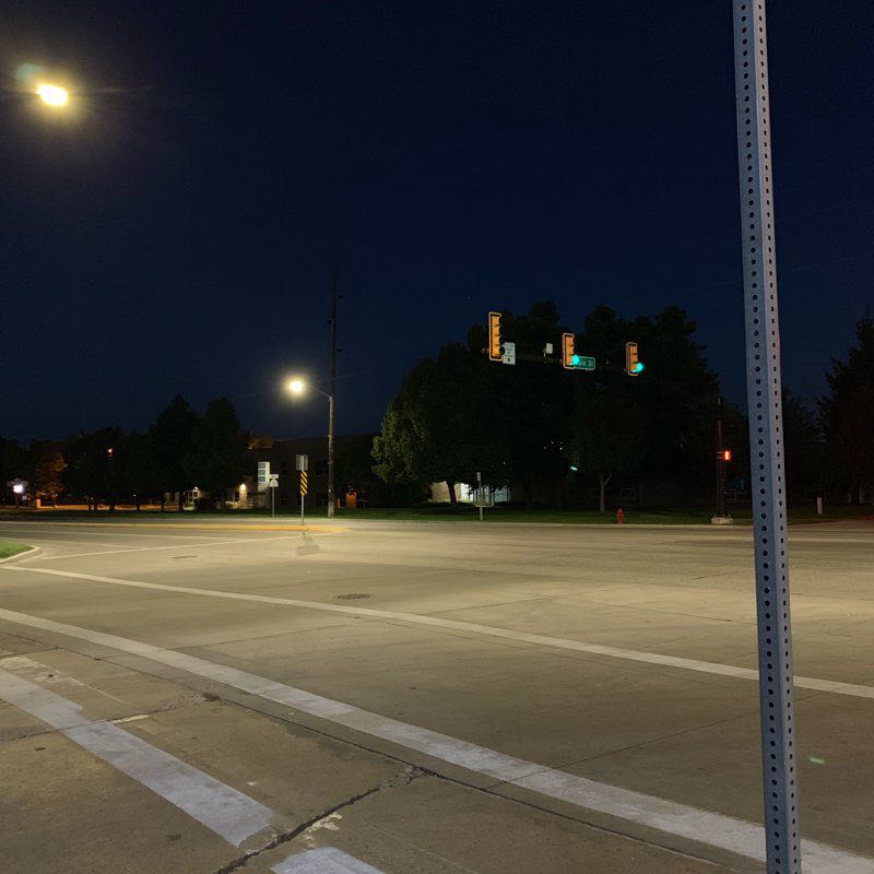 Early morning thru the city