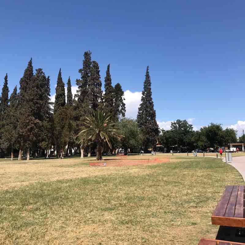 May Park walking route map in Santa Lucía