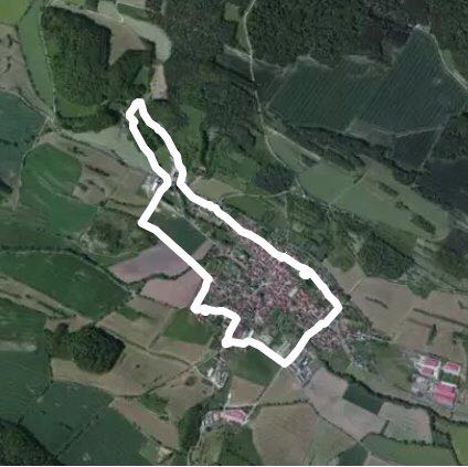 Tour Kahlenberg walking route map in Ifta