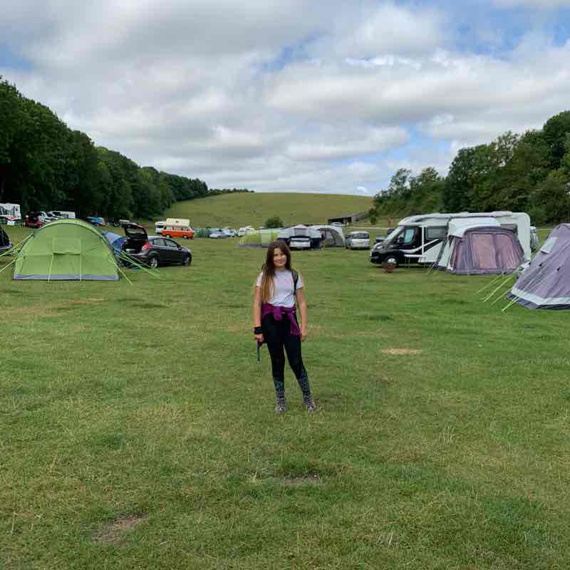 South Downs Way day 2 walking route map in Lullington