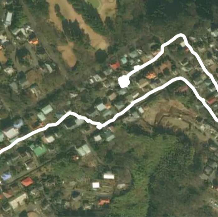 Nishi Atami walking route map in Atami