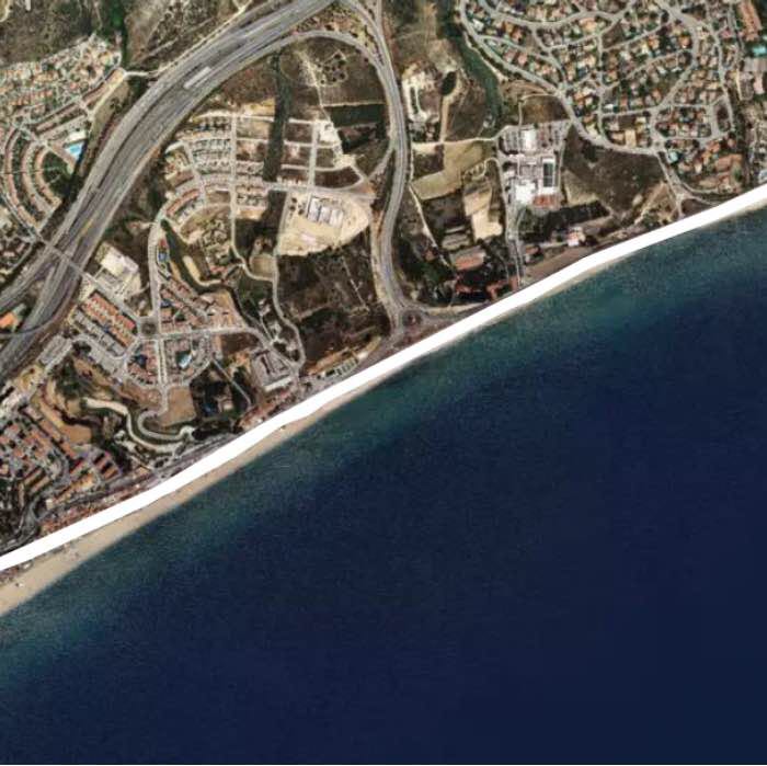 From Mongat to Masnou walking route map in Montgat