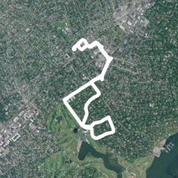 Woodmere, ny walking route map in East Rockaway