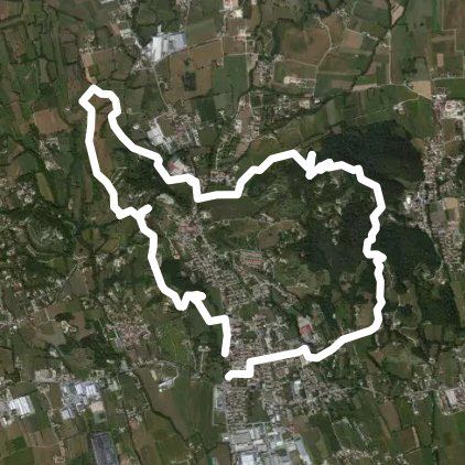 Nature trail 7 Mussolente walking route map in Mussolente