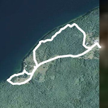 Wehle state park walking route map in Henderson