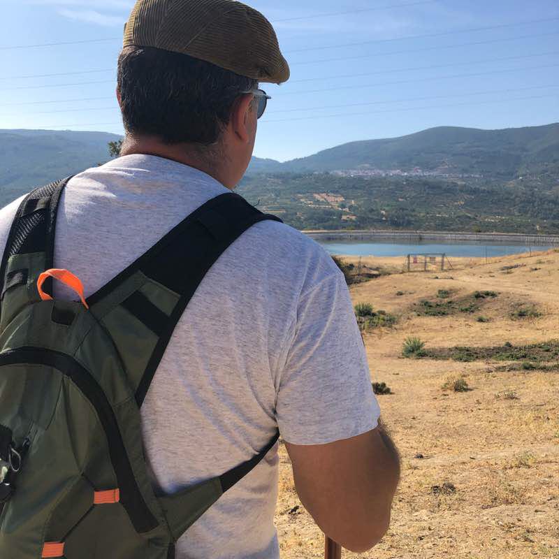 Tirolinas El Torno Route walking route map in Cabrero