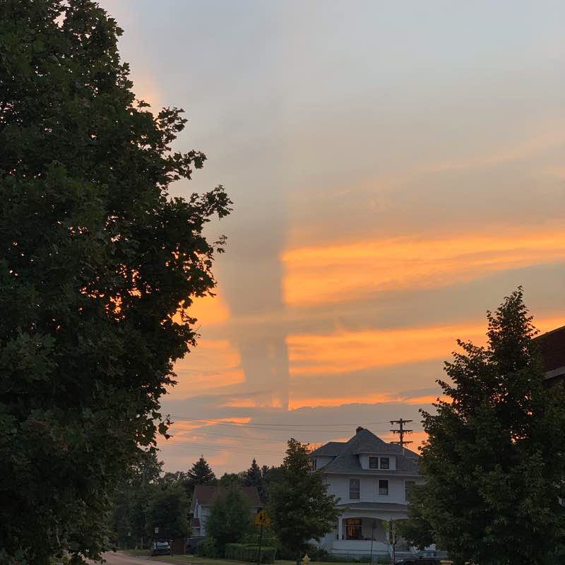 River walk walking route map in Monroe