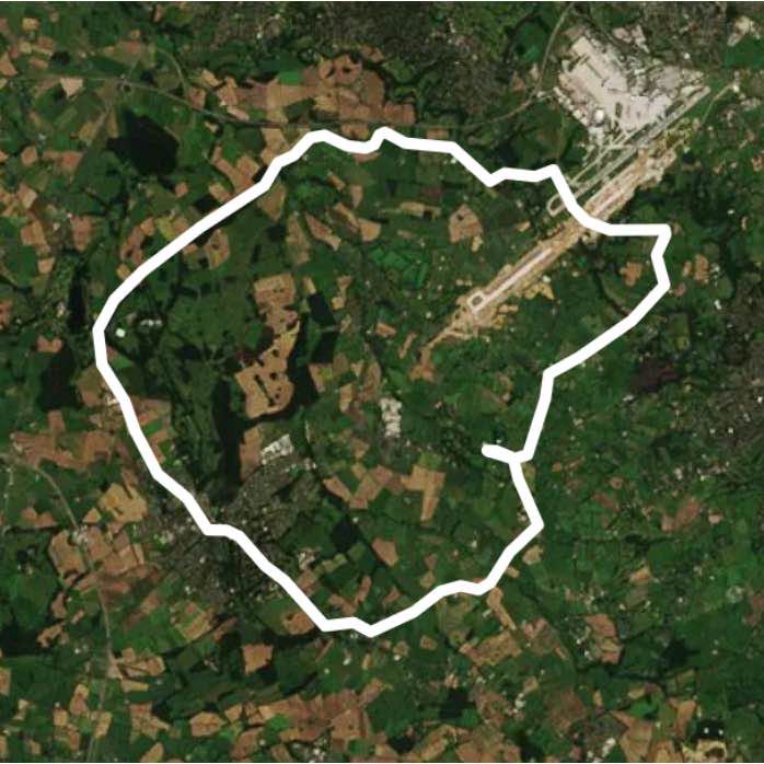 Tatton Knutsford 17 walking route map in Mobberley