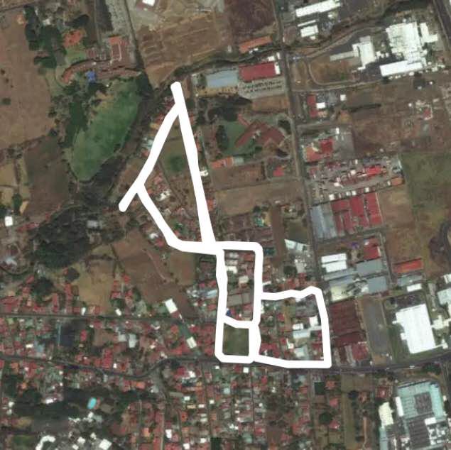 Die Himmelfahrt von San Antonio de Belen, Heredia Costa Rica Wanderweg