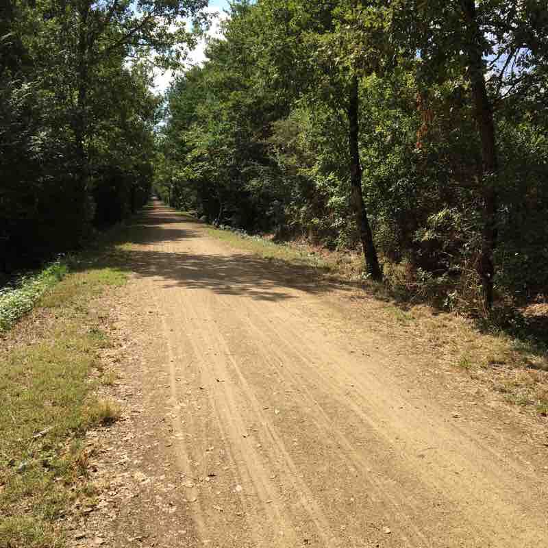 Green Wood walking route map in Saint-Genest-de-Contest