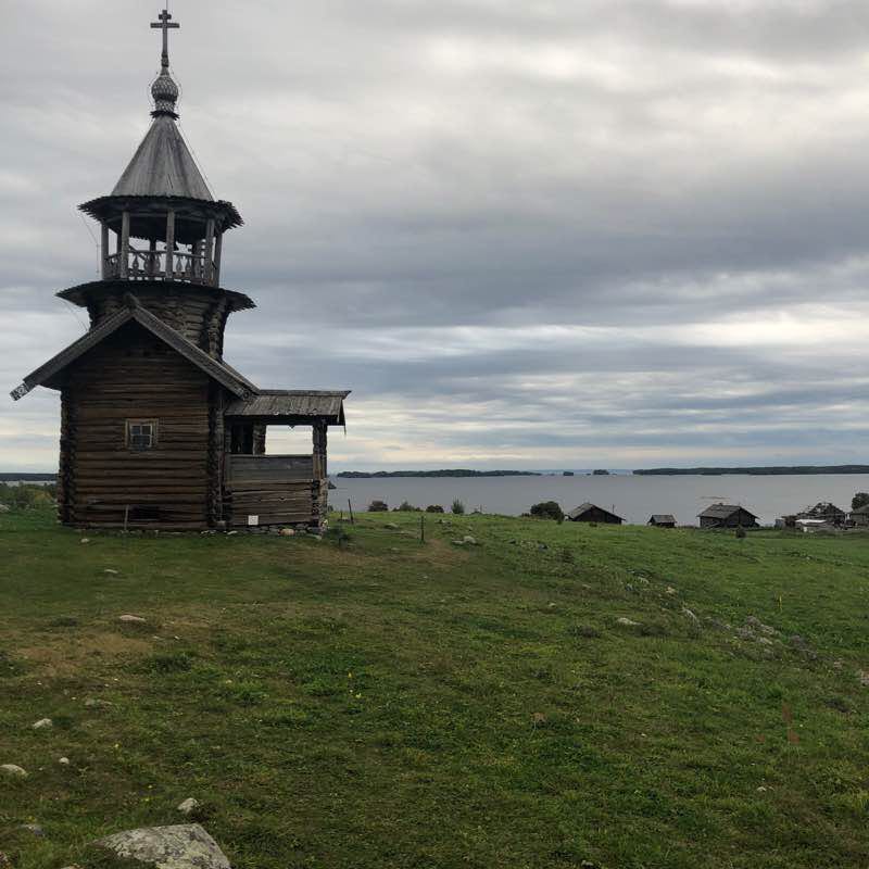 KIZHI island walking route map in Yamka