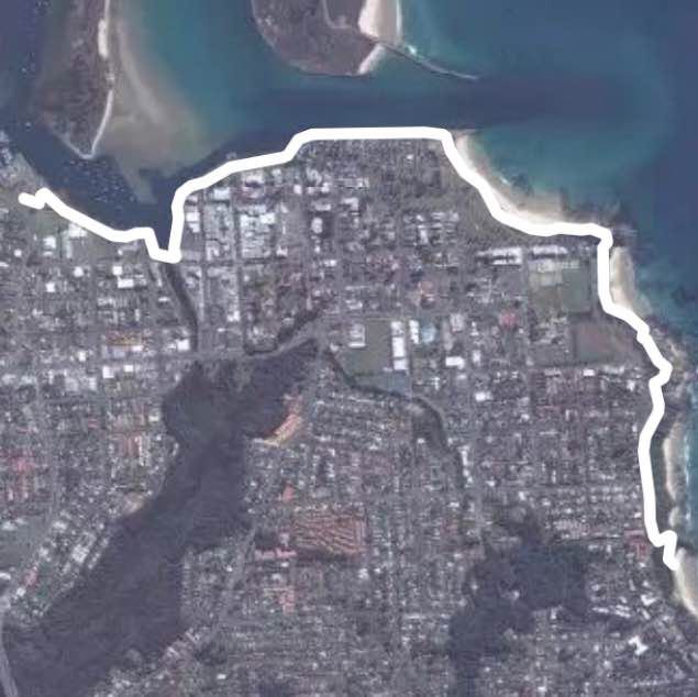 Flynns Beach to Settlement City