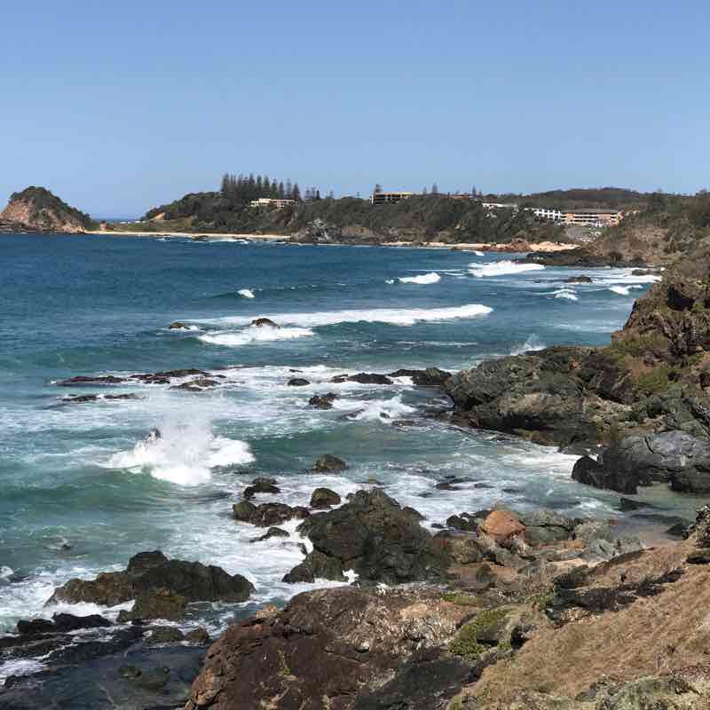 Port town to Windmill Hill lookout walking route map in Port Macquarie