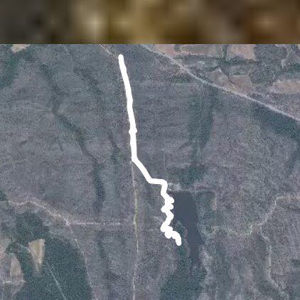 Lac des Escarcets walking route map in Le Cannet-des-Maures