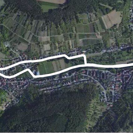 Lauda - Upper Lauda walking route map in Lauda-Königshofen